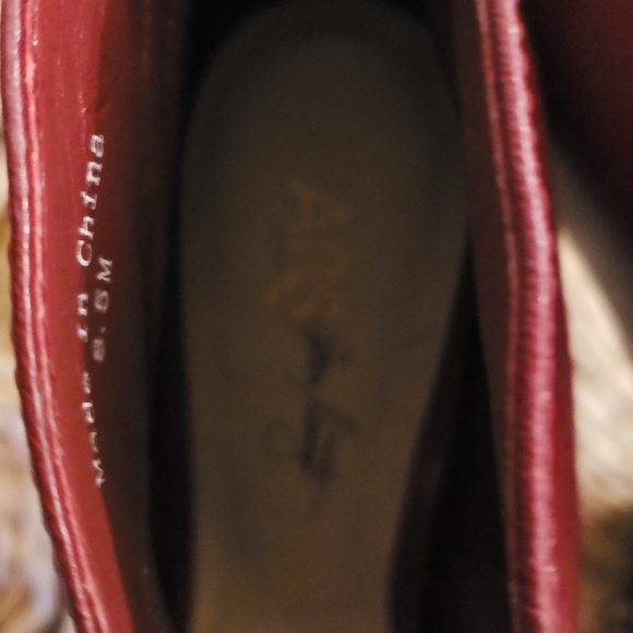 Peeptoe Oxblood Stiletto Tassel platform Heels - Picture 8 of 8